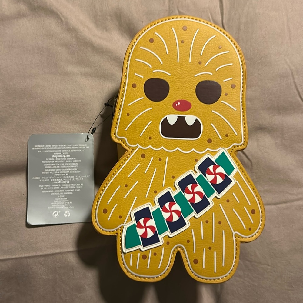 Loungefly gingerbread Chewbacca crossbody